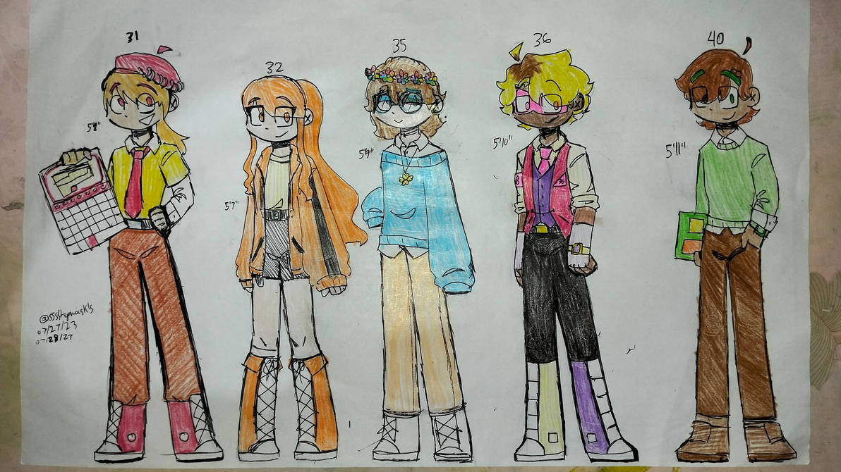 Humanized numberblocks 31-40 by 55sstepmask15 on DeviantArt
