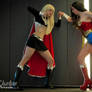 Dark Supergirl vs. Wonder Woman. FIGHT.