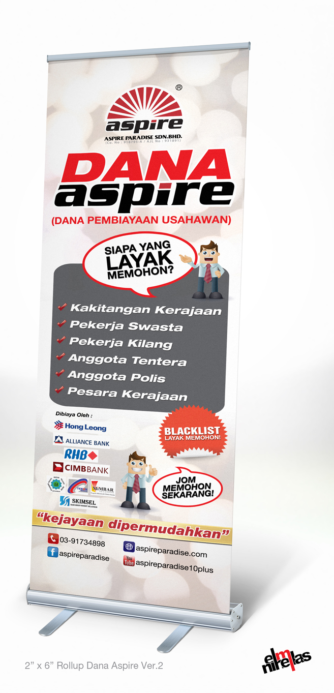 Rollup Stand Dana Aspire Ver 2