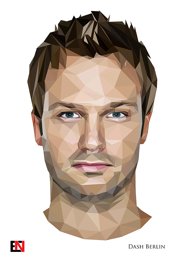 Low Polygon Potrait - Dash Berlin