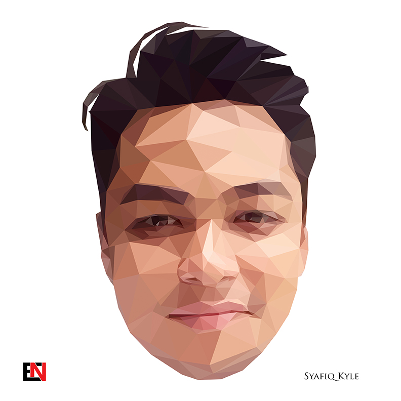 Low Polygon Portrait - Syafiq Kyle