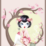 Geisha Pin up