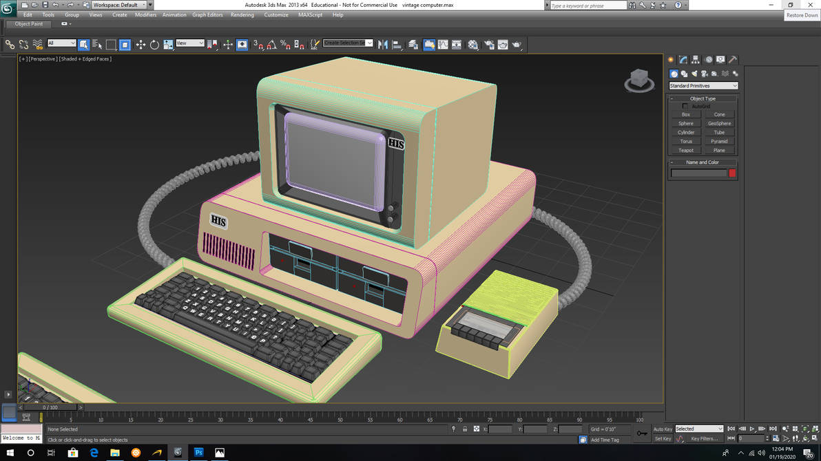 Ed Computer Faces Old Computer Edged Faces by HIS3DDesigns on DeviantArt