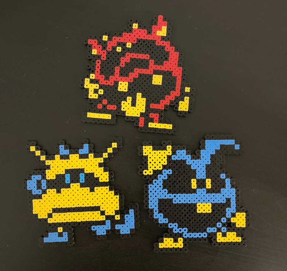 Red, Yellow, and Blue Viruses (Dr. Mario) by Danny235D on DeviantArt