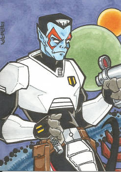 Alien Legion Sarigar Sketch Card