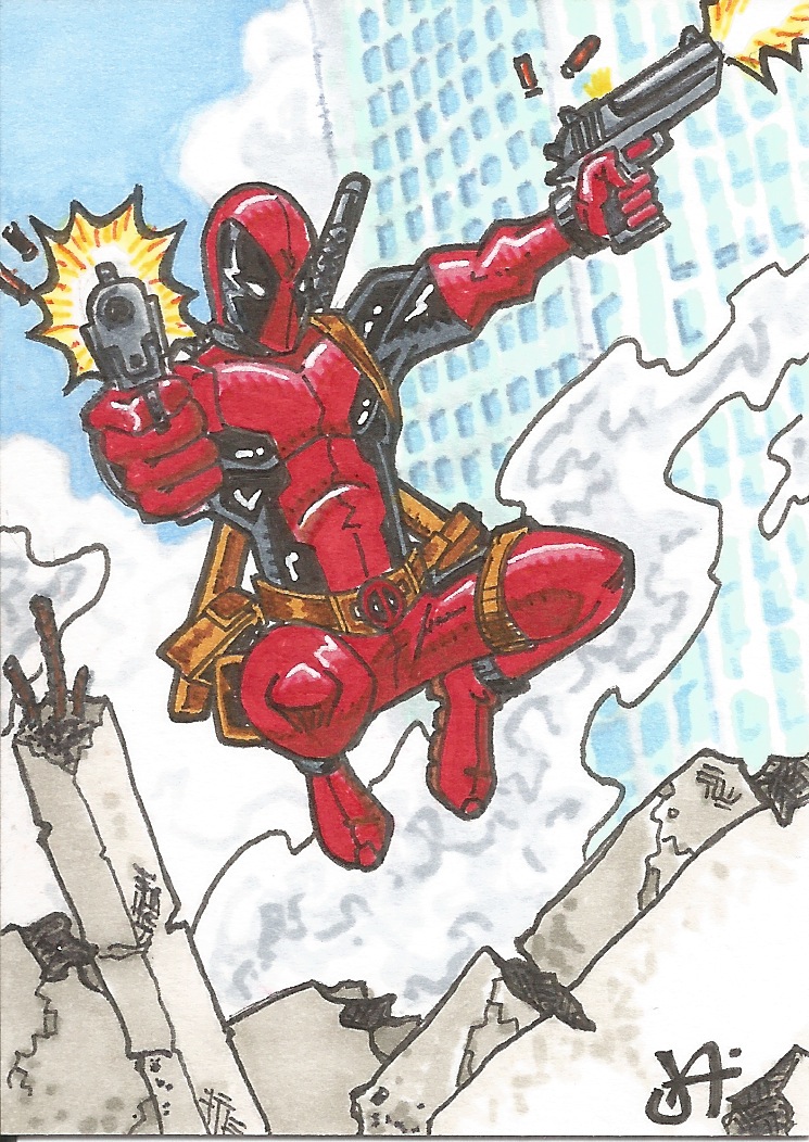 Deadpool Sketch Card