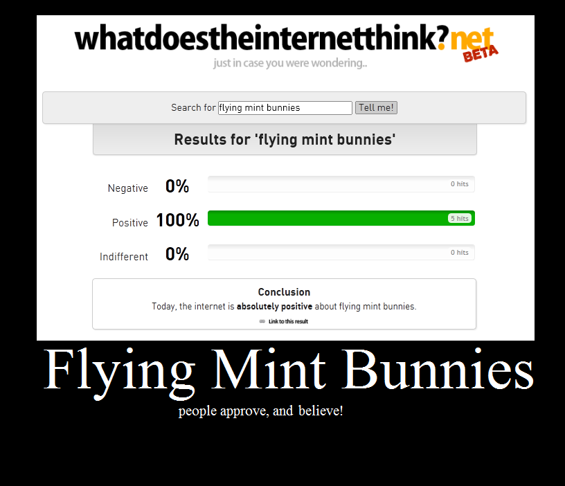 Flying Mint Bunnies