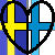 SwedenxFinland Heart icon