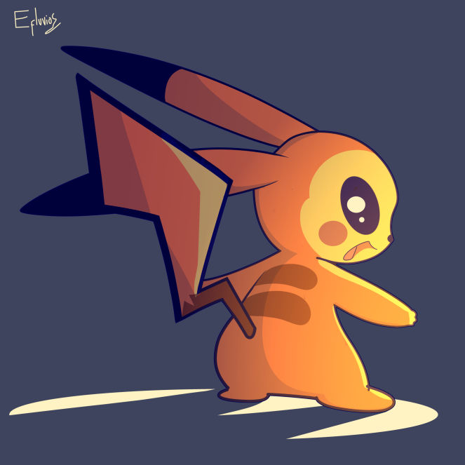 Pikachu Fanart by Efluviosart on DeviantArt