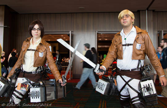 ConnectiCon 2014 (Attack on Titan Cosplayers)