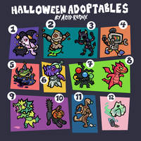 HALLOWEEN ADOPTABLES: 11/12 OPEN