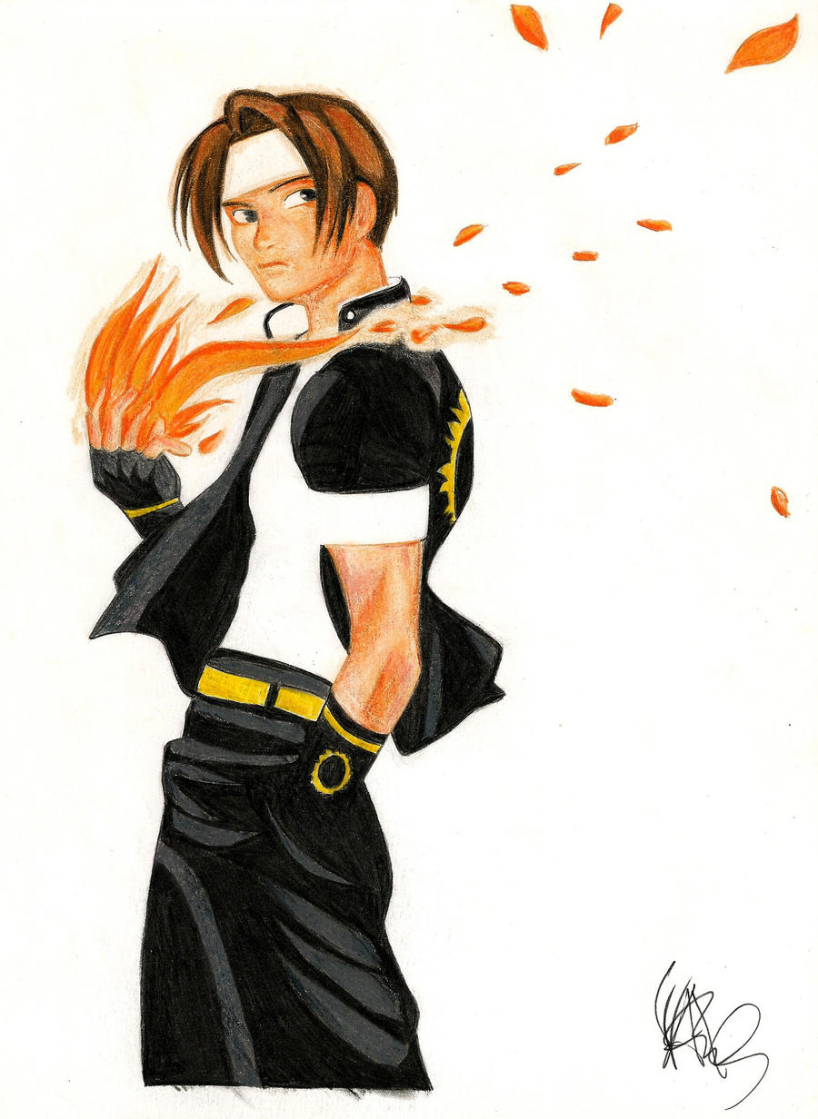 Draw: Kyo Kusanagi by Meufer on DeviantArt