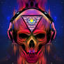 Neon Skull