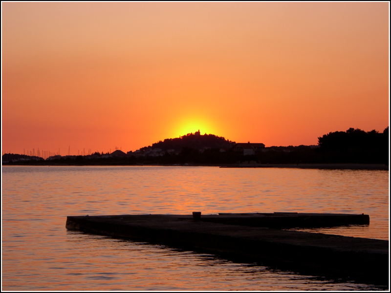 Sunset over Tribunj