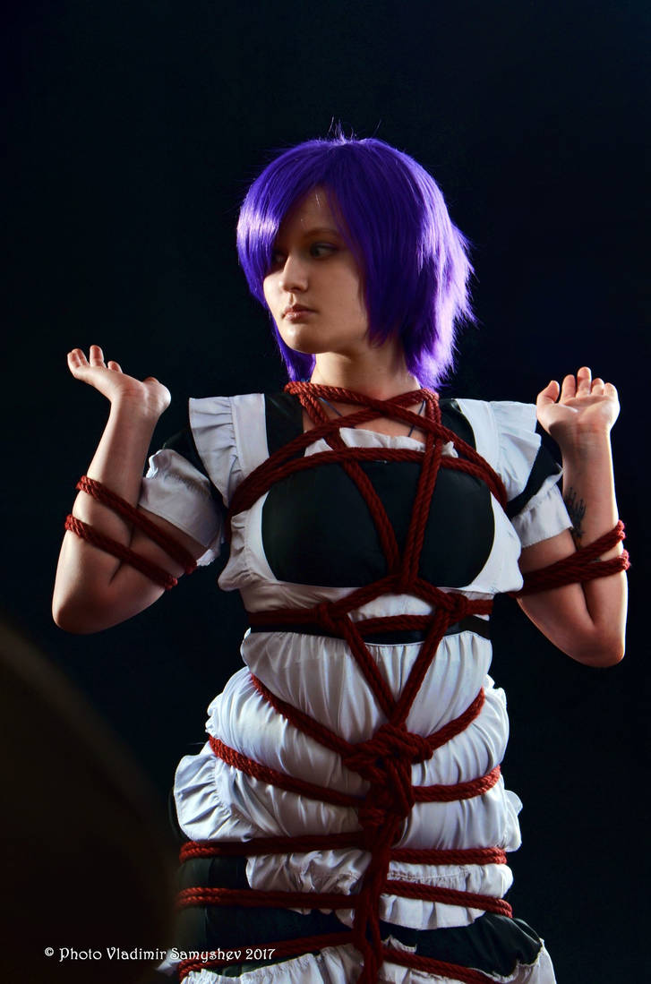 Shibari series: anime-girl in my ropes by LadyEndora on DeviantArt