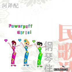 anime slyle powerpuff girls