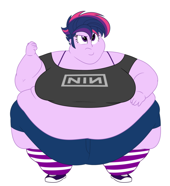 Fat purple Horse angry girl by M4632 on DeviantArt