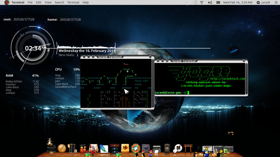 Linux Desktop Animations my linux desktop by jurankdankkal on DeviantArt