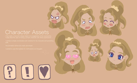 Character Sheet for Animation project 