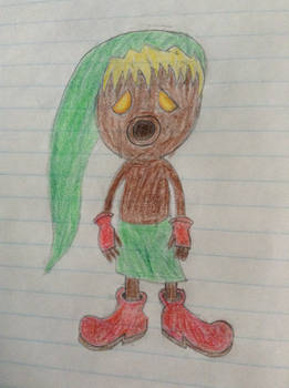 Majora's Mask- Deku Link doodle!!