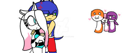 crystal and sonic awkward moment.