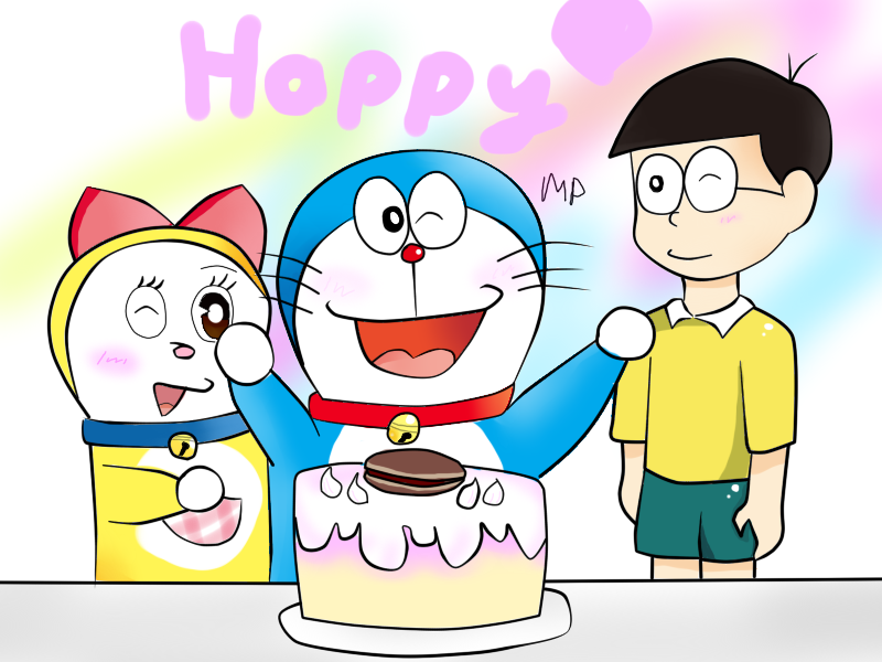 Happy Birthday Doraemon ~ by celeslun03 on DeviantArt