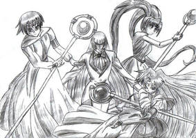 Sieg and the three Diva's