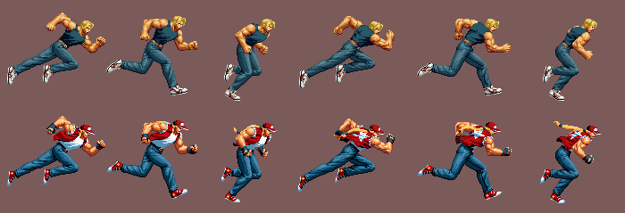 Mugen edit - duke edwards run animation