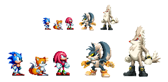 Sonic Mania mini art - Rough and Tumble