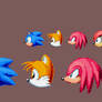 Sonic Mania Plus Art - Mighty and Ray Heads 2