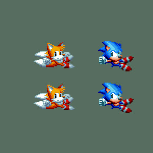 Sonic Mania Custom Animation 21 - Alt Pole Twirl