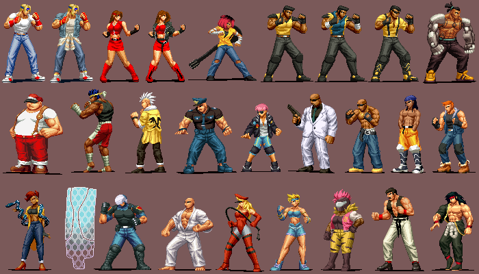 Art Of Fighting Collection by Street-Spriter on deviantART