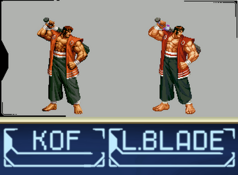 Last Blade to KOF Conversion - Juzoh Kanzaki