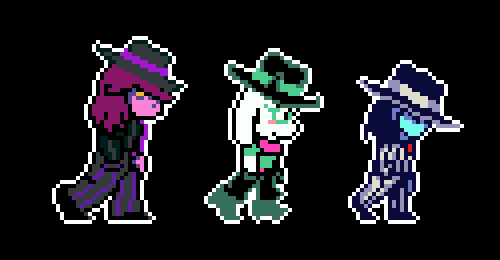 Delta Rune Trio Deltarune - The Trio Moonwalking by DOA687 on DeviantArt