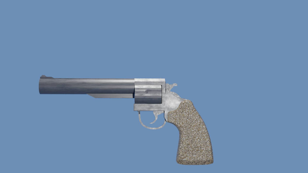 Revolver model in Blender by Vivek2037 on DeviantArt