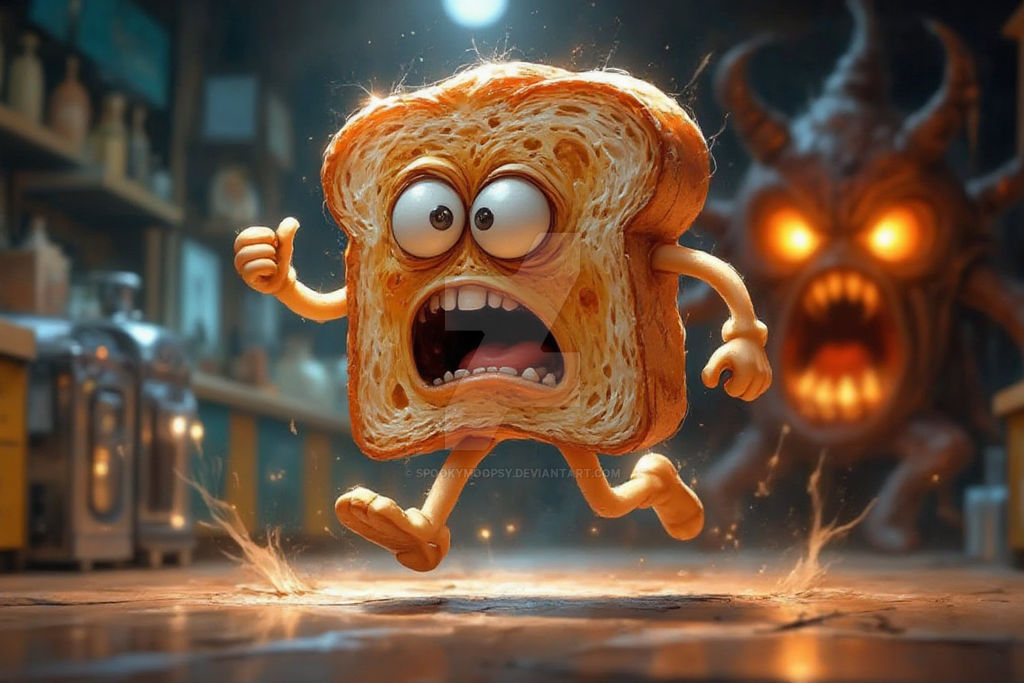 Attack of the toaster by SpookyMoopsy on DeviantArt