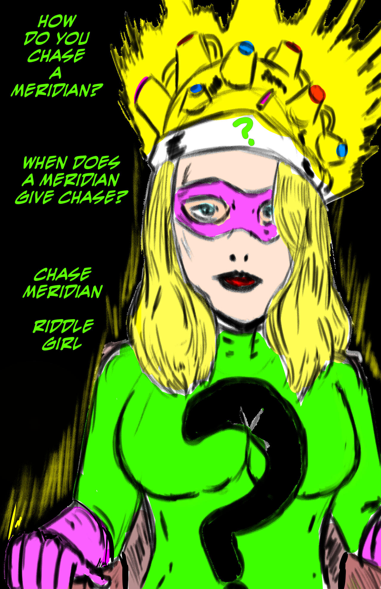 Chase Meridian Riddle Girl by MuseCirque on DeviantArt