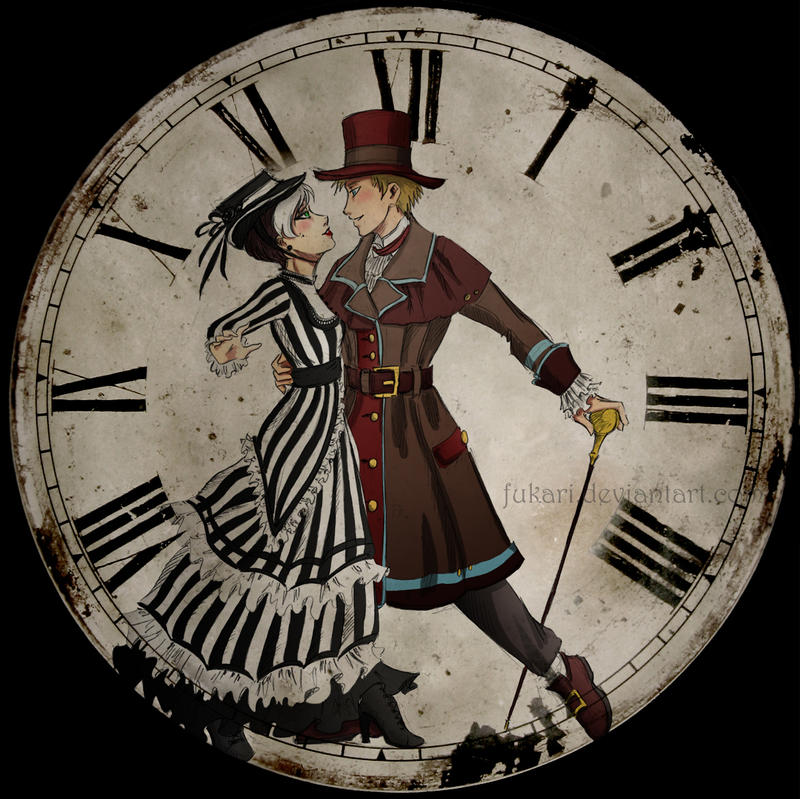 dancing on the clock