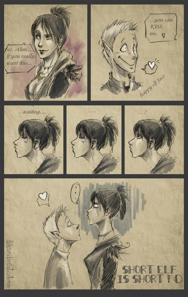 Shortstackification Elf DAO - short elf is short by Fukari on DeviantArt