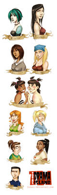 Total Drama Island girls