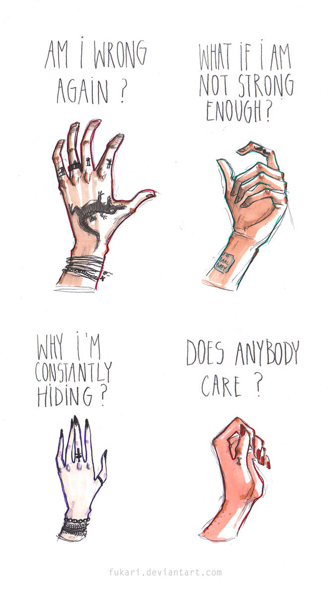 left hand by Fukari on DeviantArt