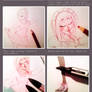 pastel goth girl - step by step
