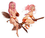 bikini quidditch by Fukari