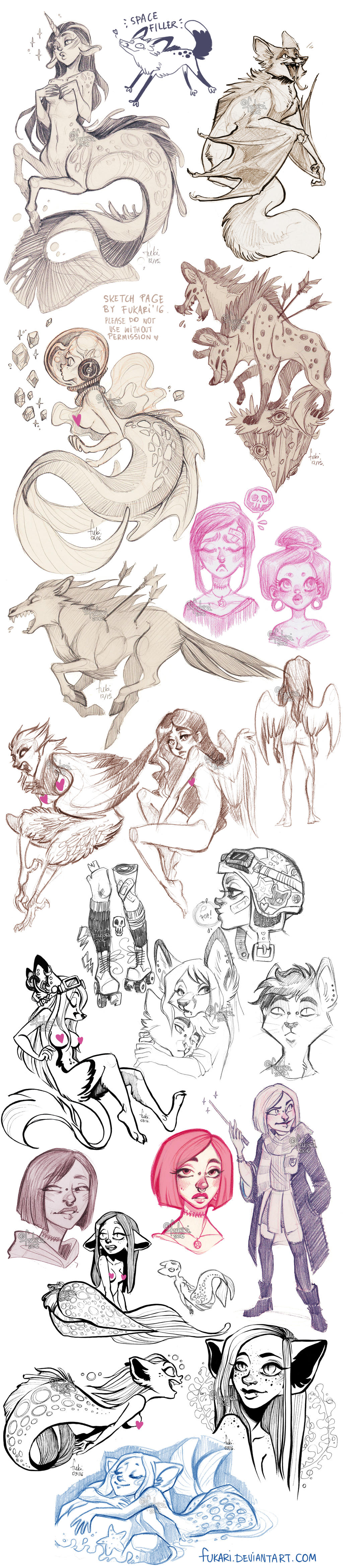 sketch dump of randomness