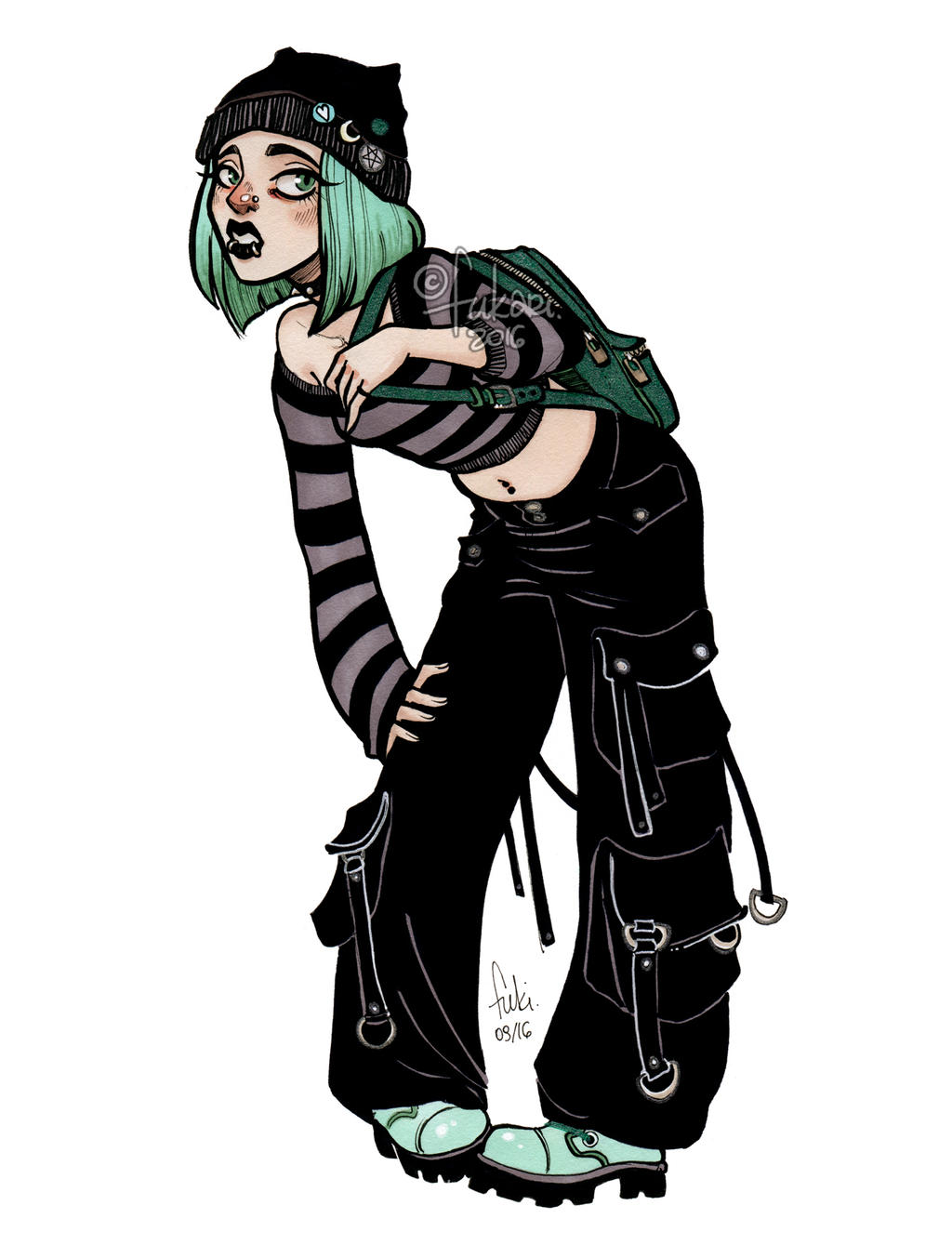 00's goth by Fukari on DeviantArt