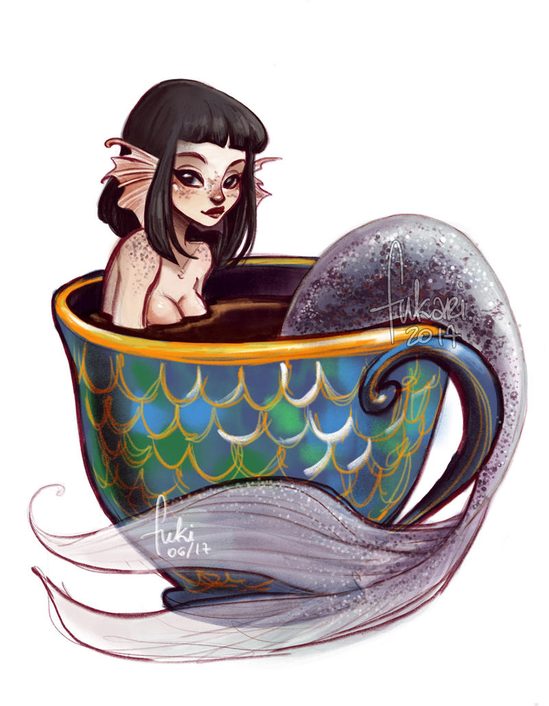 coffeecup mermaid