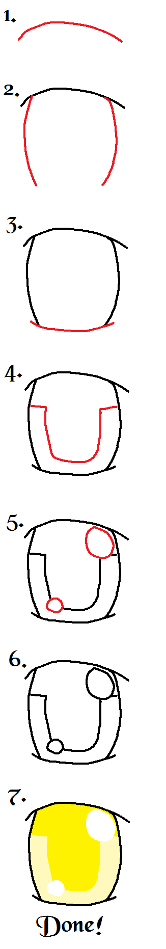 Simple Anime Eye Tutorial One