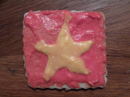 vietnam flag cookie