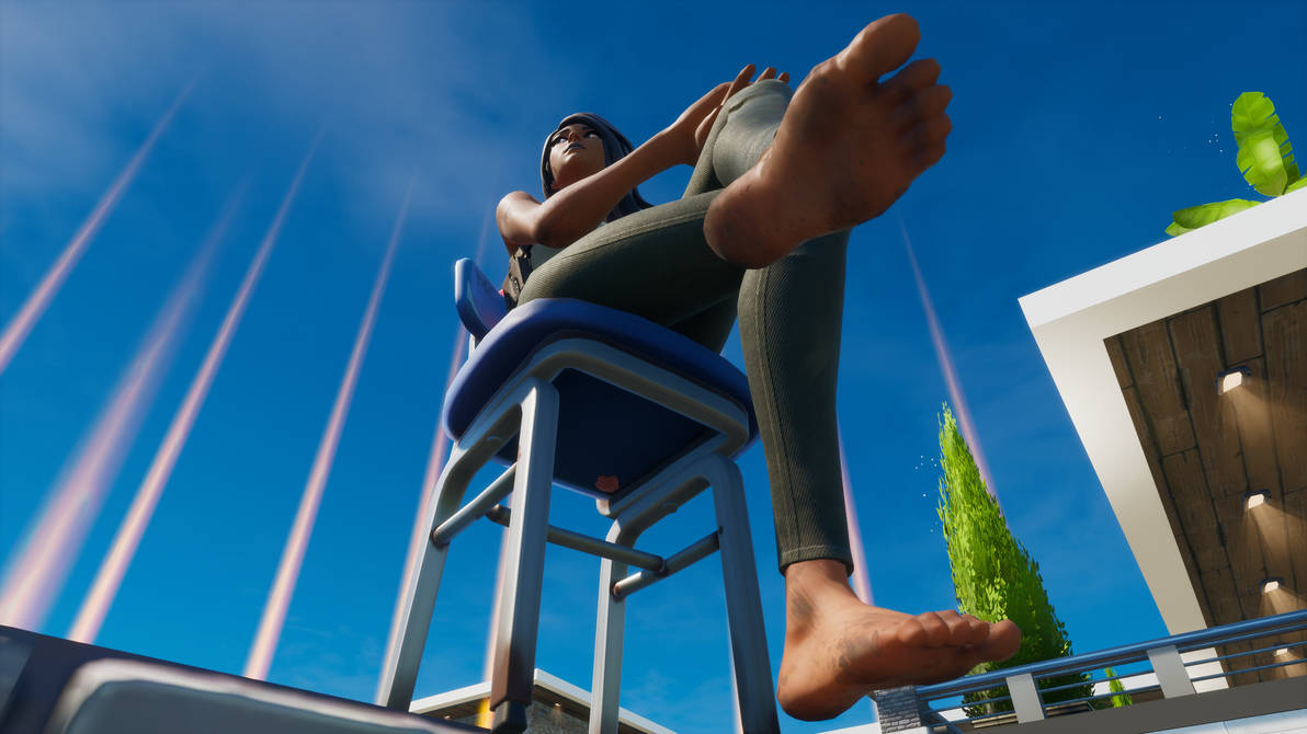 Fortnite Barefoot Sit by Nyanaki on DeviantArt