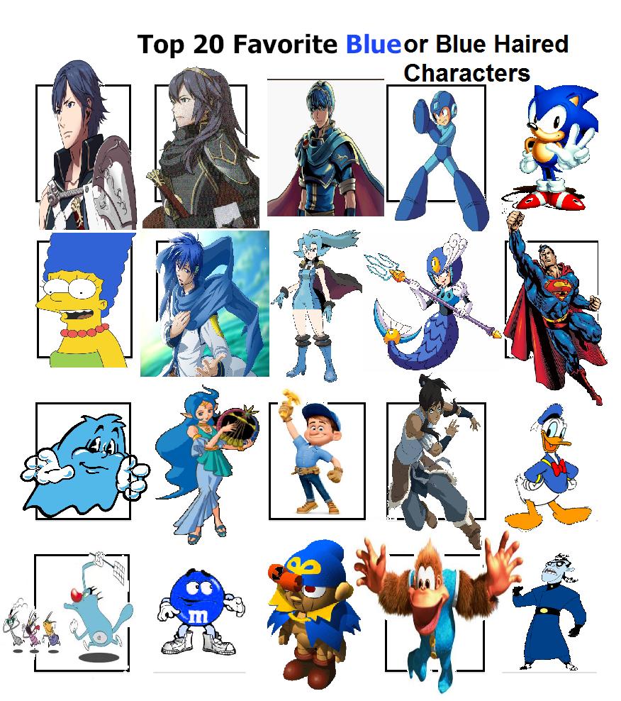 My top blue or blue Haired Characters for you!!! by Austria-Gentleman on DeviantArt My top blue or blue Haired Characters for you!!! by Austria-Gentleman on DeviantArt